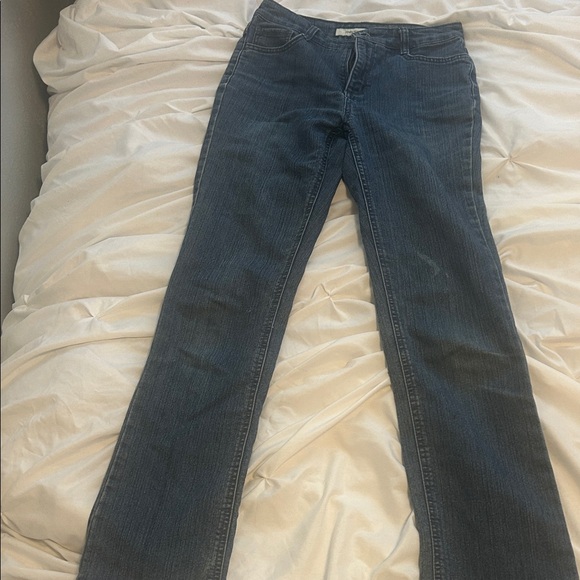 Jones New York Dark Blue Straight Leg Jeans - Picture 1 of 3